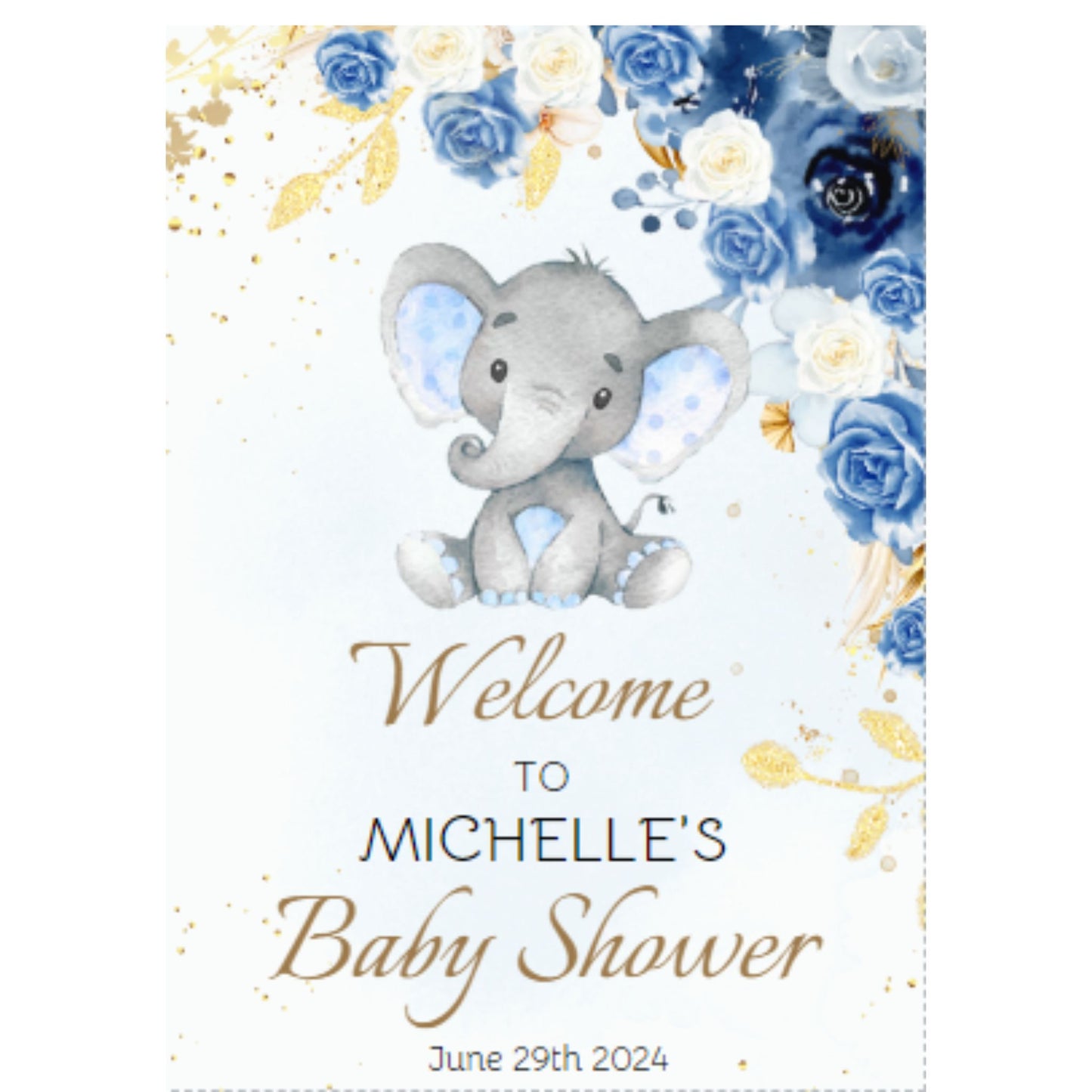 Baby Shower Welcome Sign