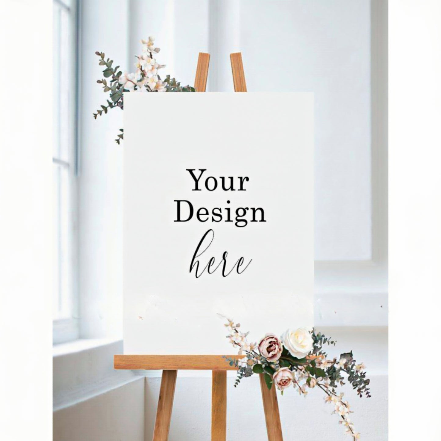 Baby Elephant Christening Welcome sign