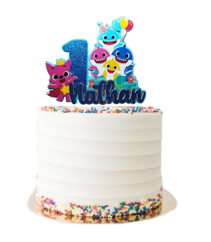 Baby shark Cake Topper