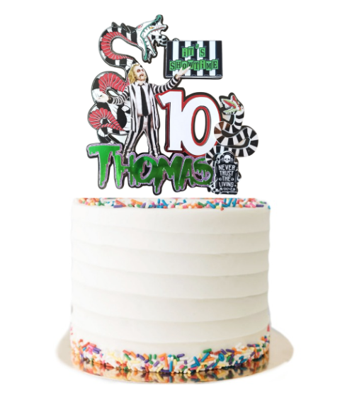 Beetlejuice Cake Topper