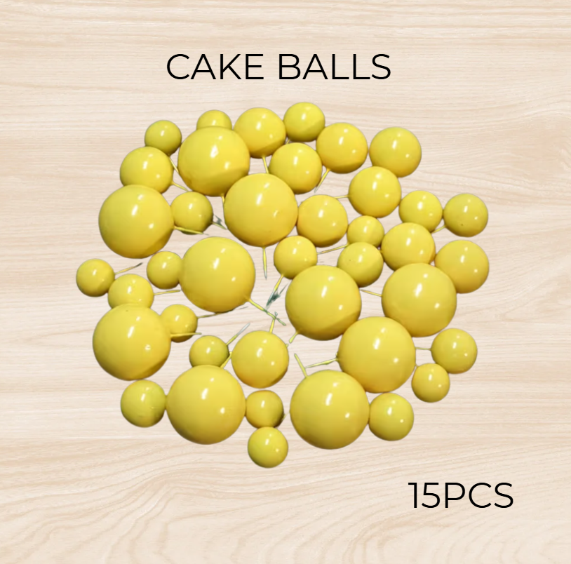 Yellow Cake Balls SET 15