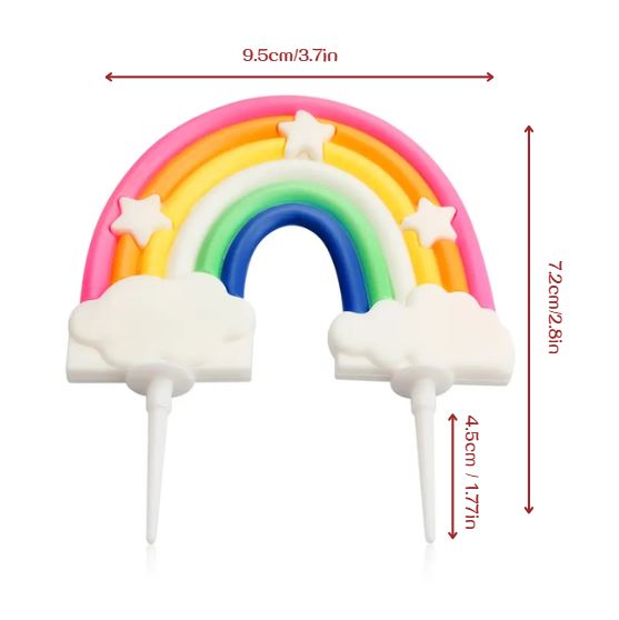 Rainbow Cake Decoration