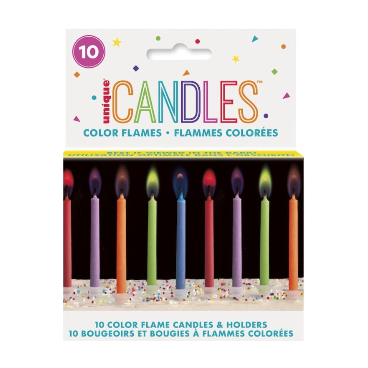 Color Flame Birthday Candles