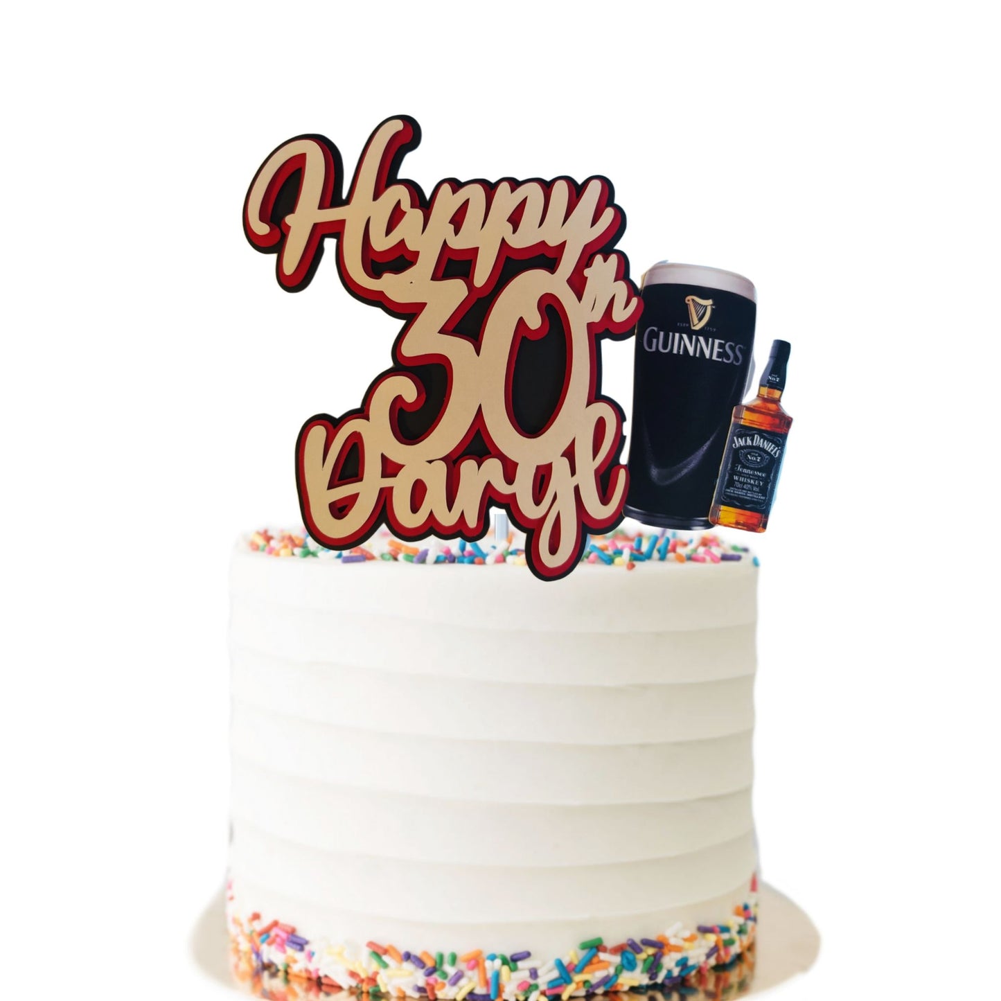 Guinness Cake Topper