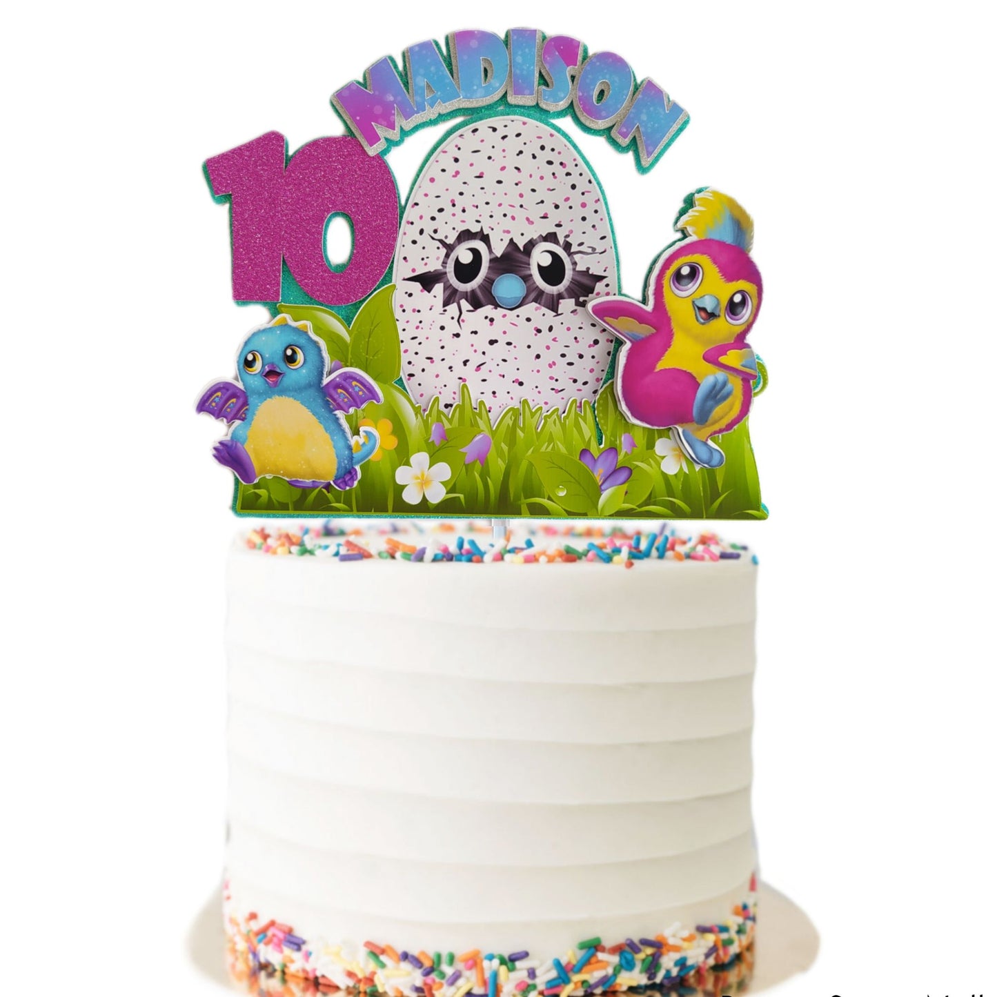 Hatchimals Cake Topper