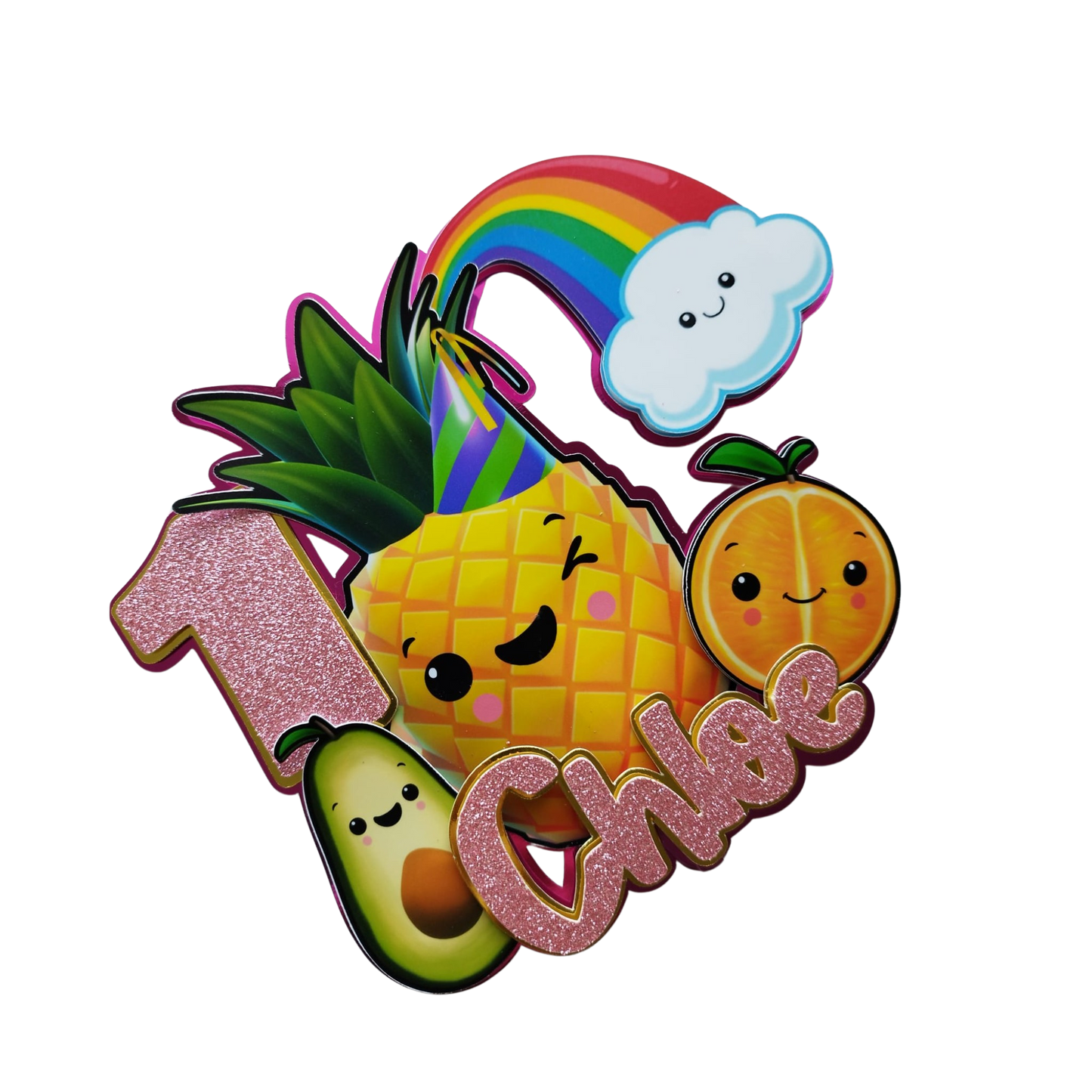 Hey Bear Sensory Cake Topper