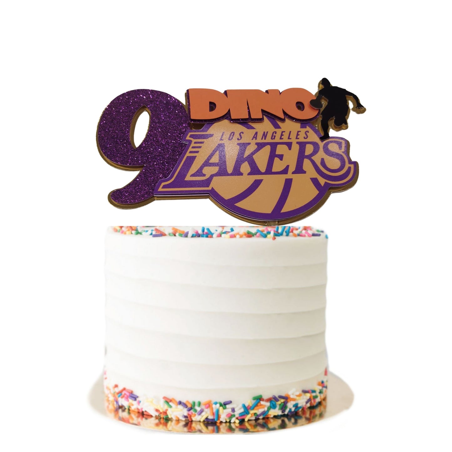 Los Angeles Lakers Cake Topper