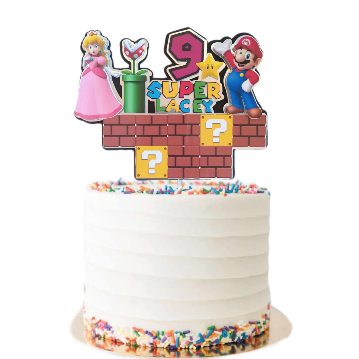 Mario Bros Cake Topper