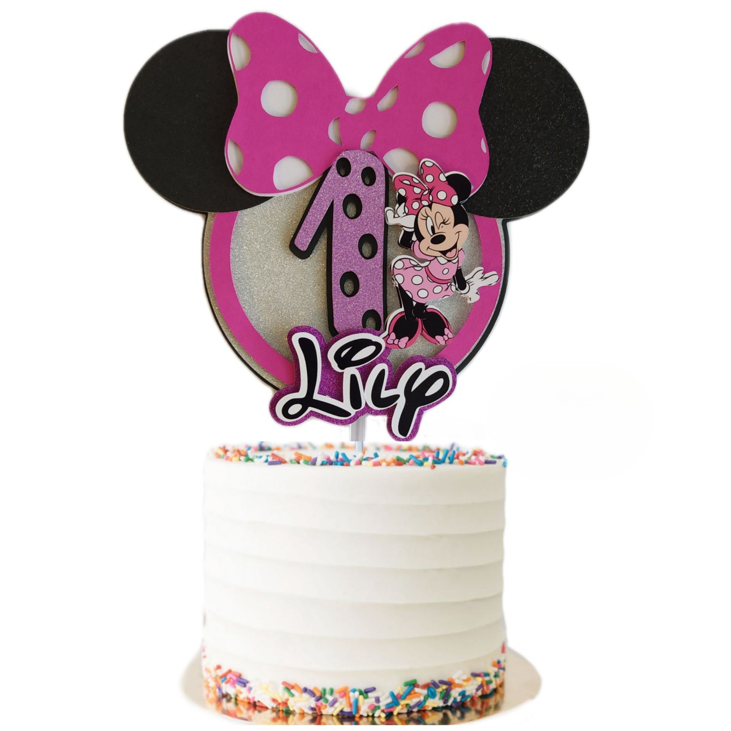 Minni Mouse Cake Topper