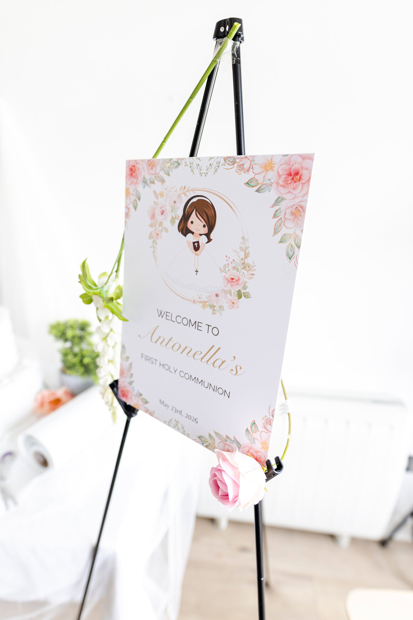 Holy Communion Welcome Sign