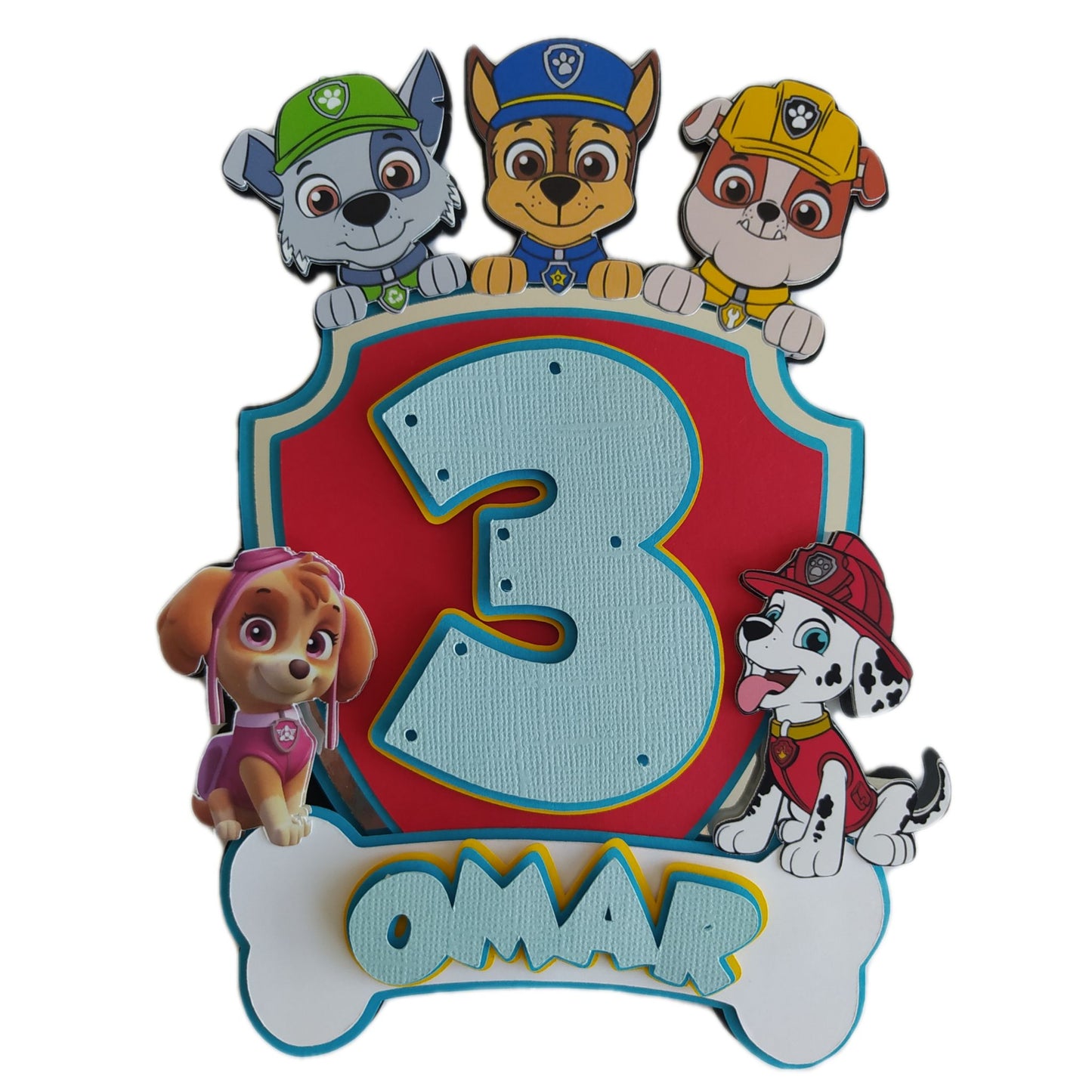 Patrol pups Cake Topper