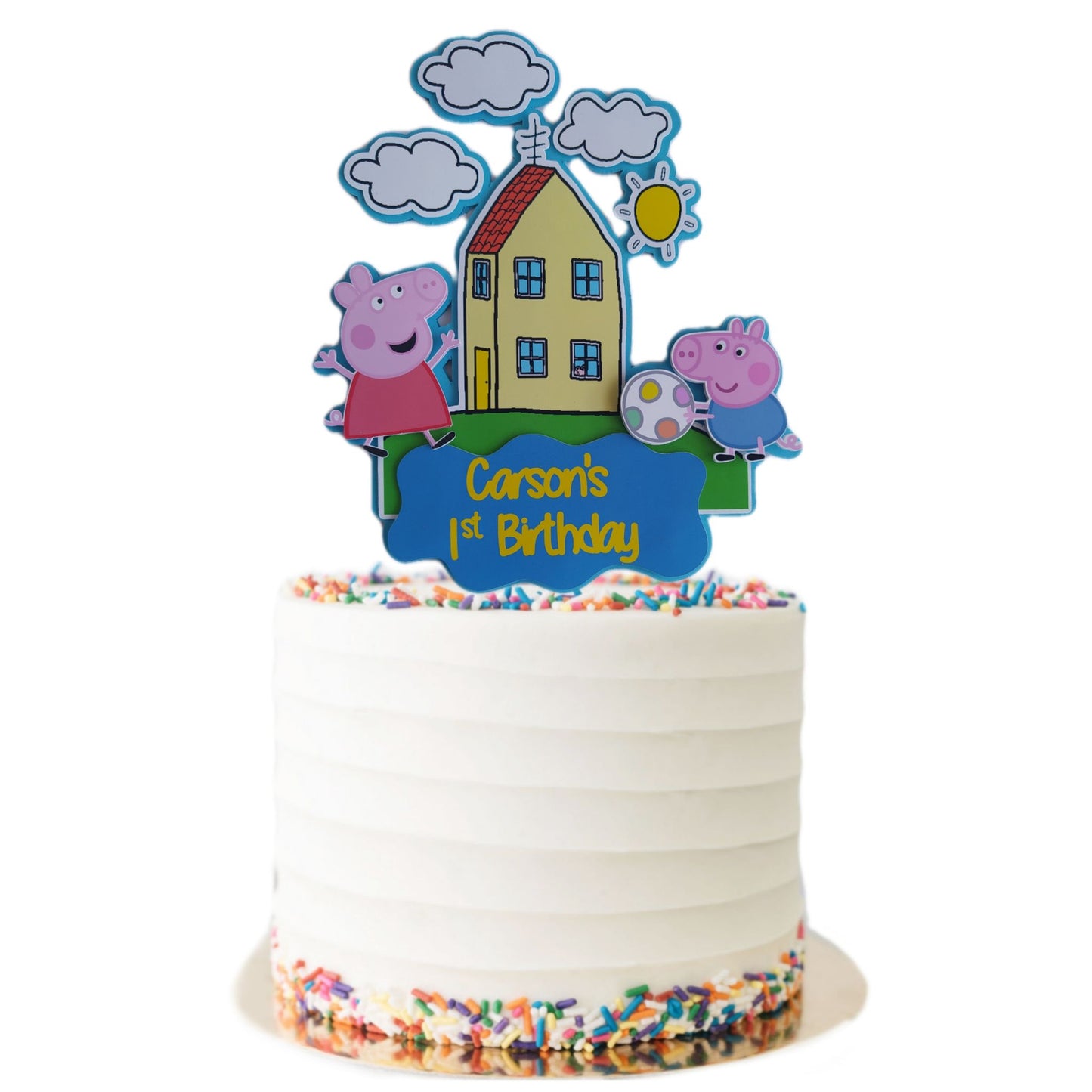 Peppa Pig Cake Topper