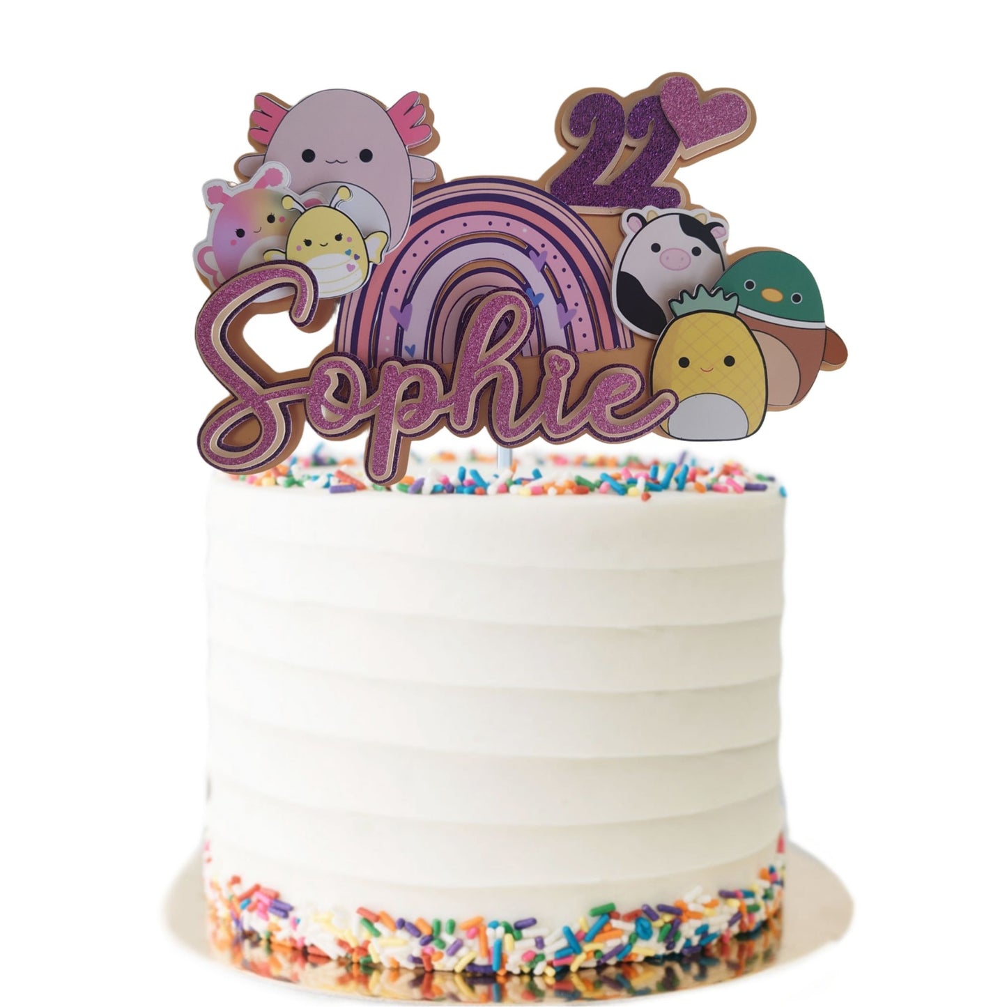 Squishmallows Cake Topper