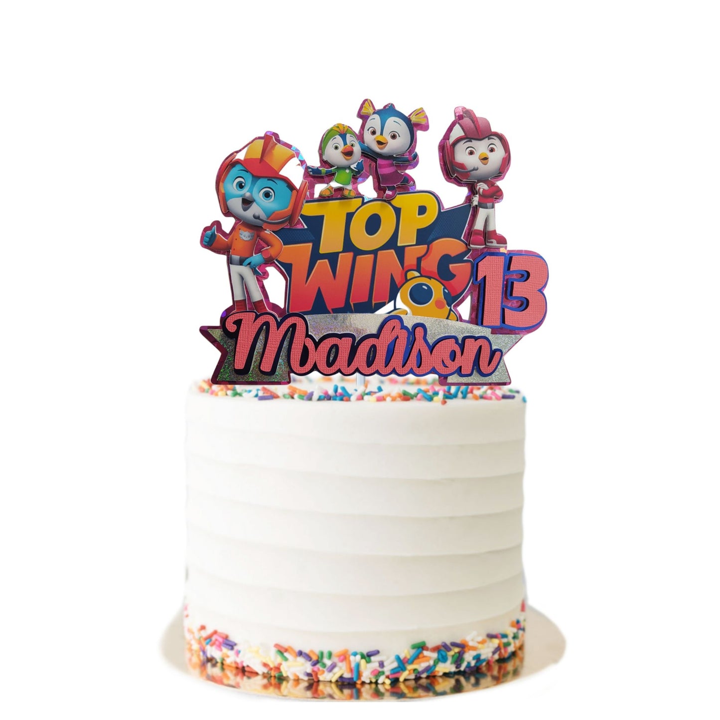 Top Wing Cake Topper