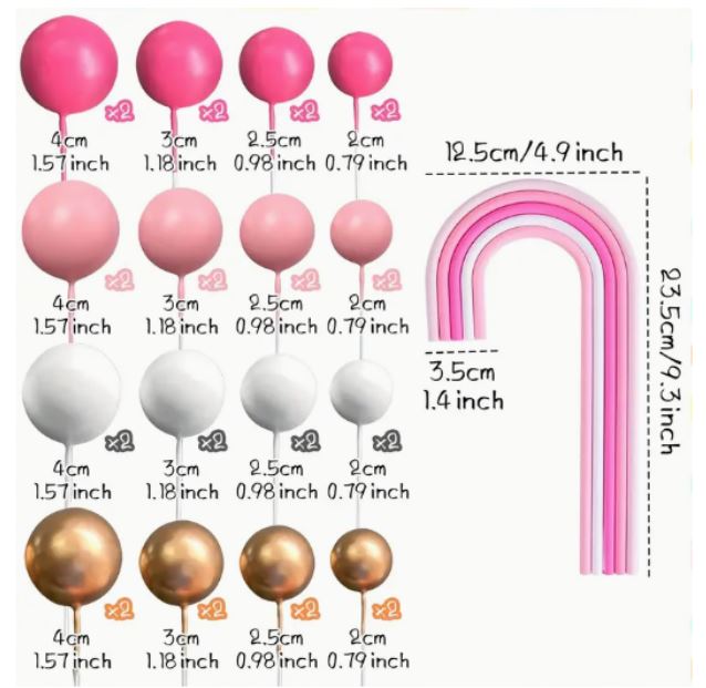 cake decoration rainbow pastel