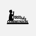 Girl & Boy Communion Cake topper