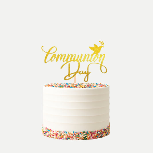 Communion Day Cake topper