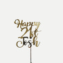 Acrylic Custom Cake Topper with Your Text