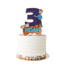 Blippi Number Cake Topper
