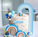 cake decoration rainbow blue 