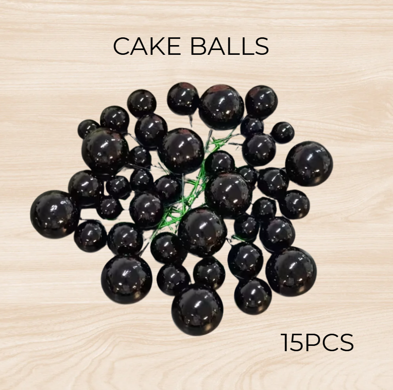 Black Cake Balls SET 15