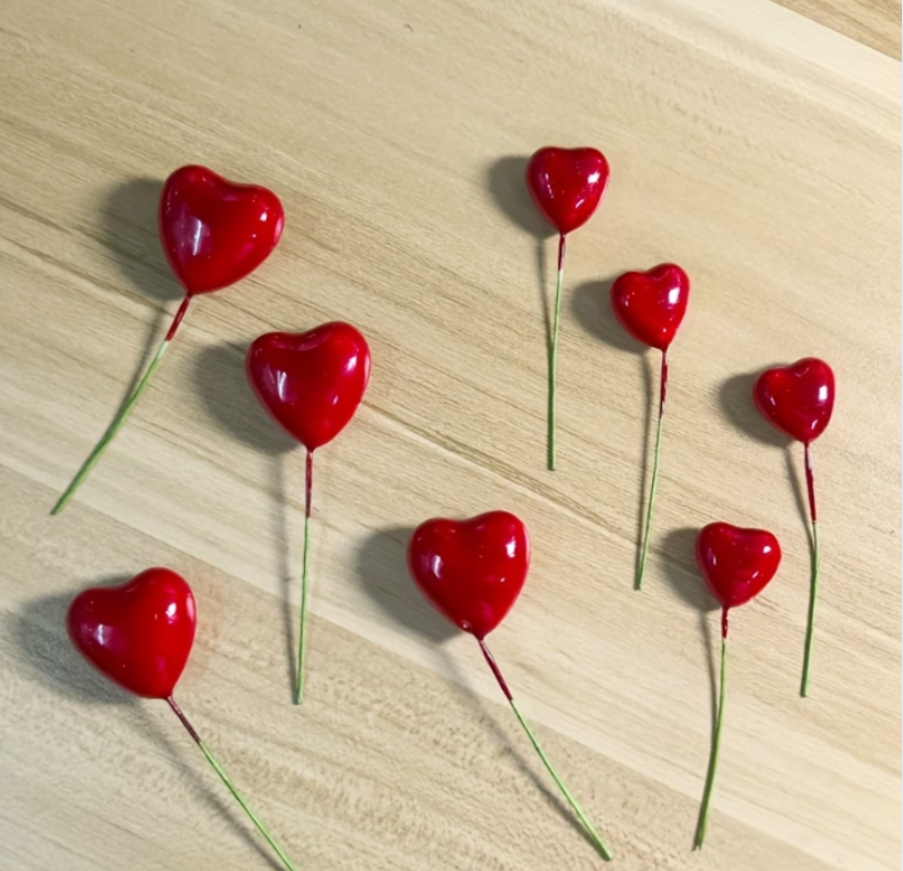 Heart Cake Balls Gold Set OF 20