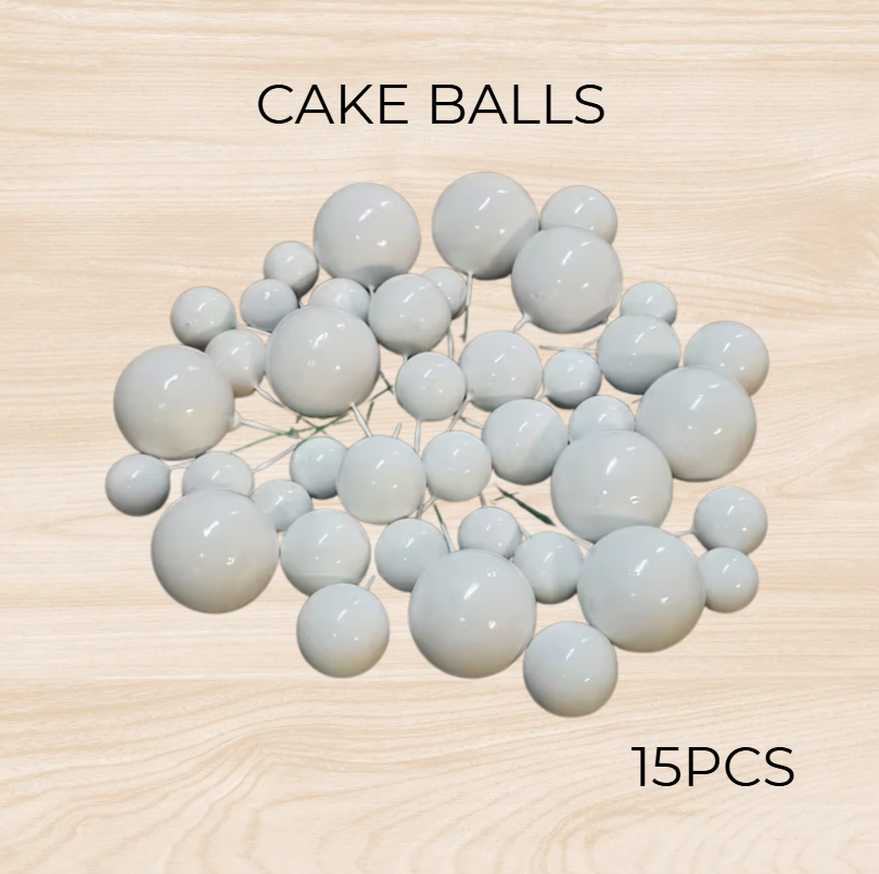 White Cake Balls SET 15