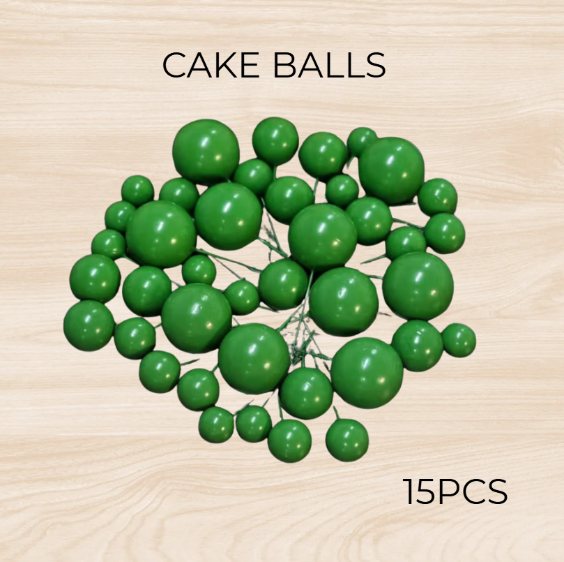 Green Cake Balls SET 15