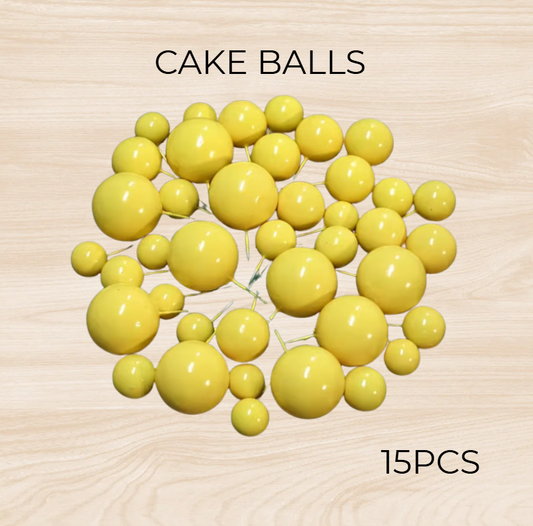 Yellow Cake Balls SET 15