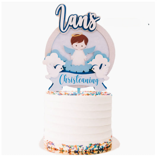 Christening Cake Topper