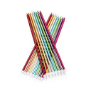 Extra Tall Candles Metallic Rainbow 16pcs