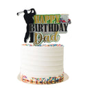 Happy Birthday Golf Cake Topper