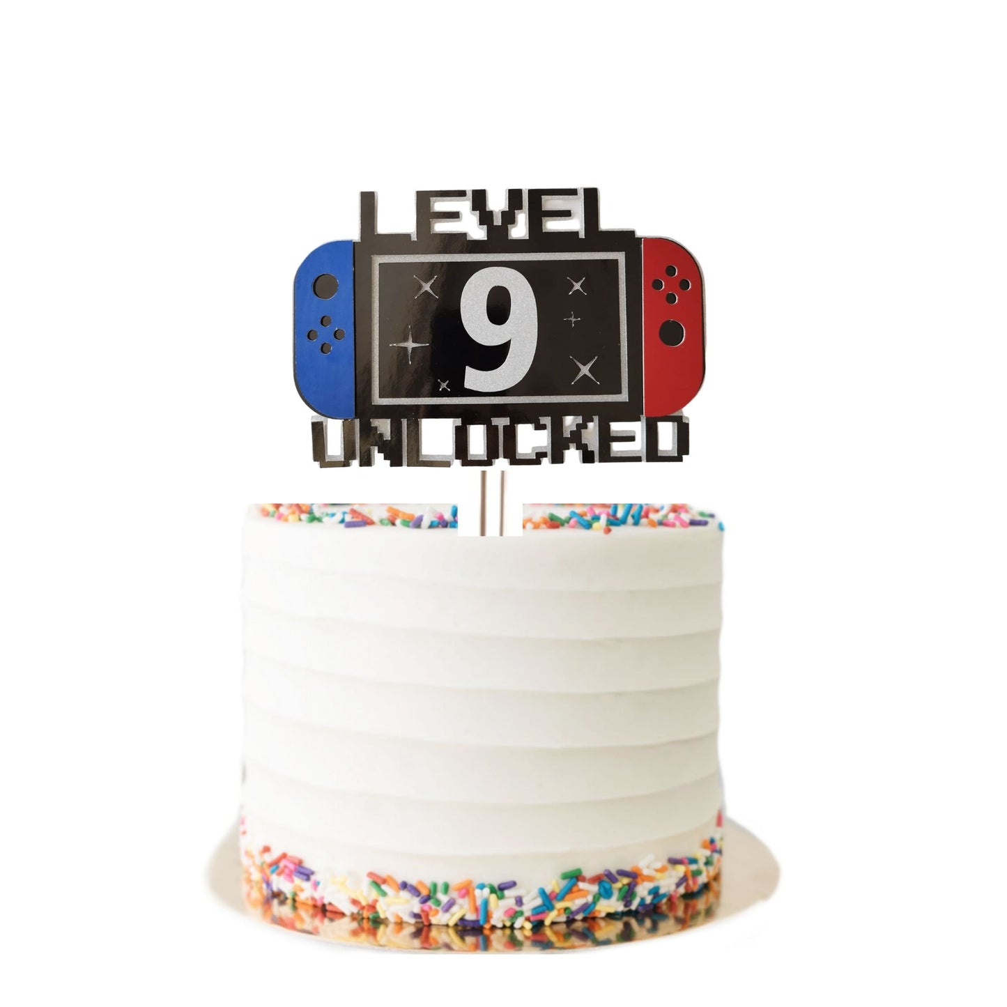 Level 9 Unlocked Cake Topper