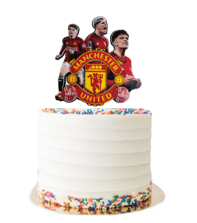 Manchester United Garnacho Cake Topper
