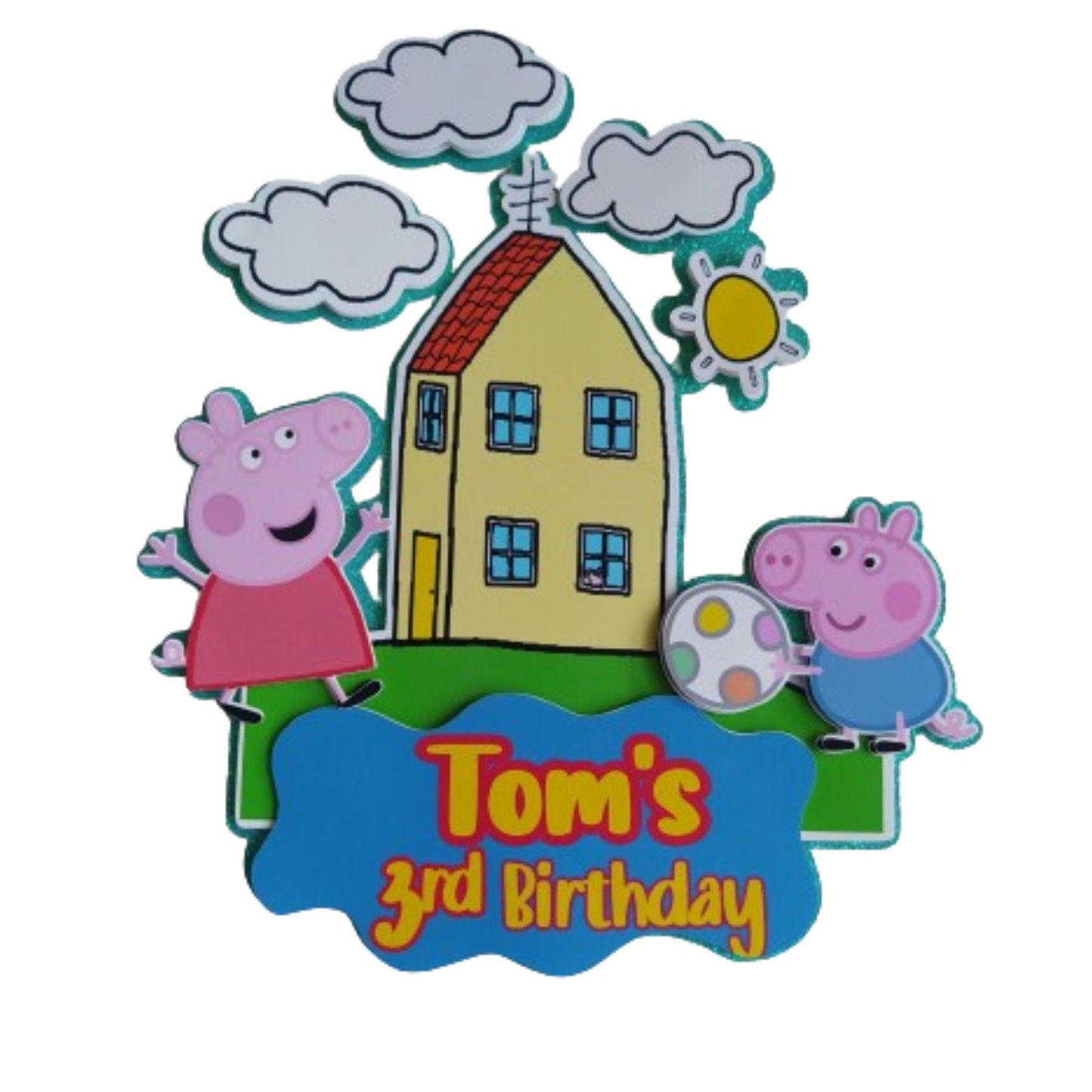 Peppa Pig Cake Topper