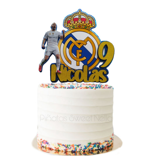 Real Madrid Cake Topper