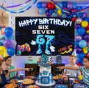 Six Seven Happy Birthday  Banner