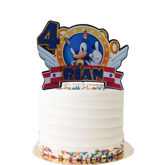 Sonic Cake Topper