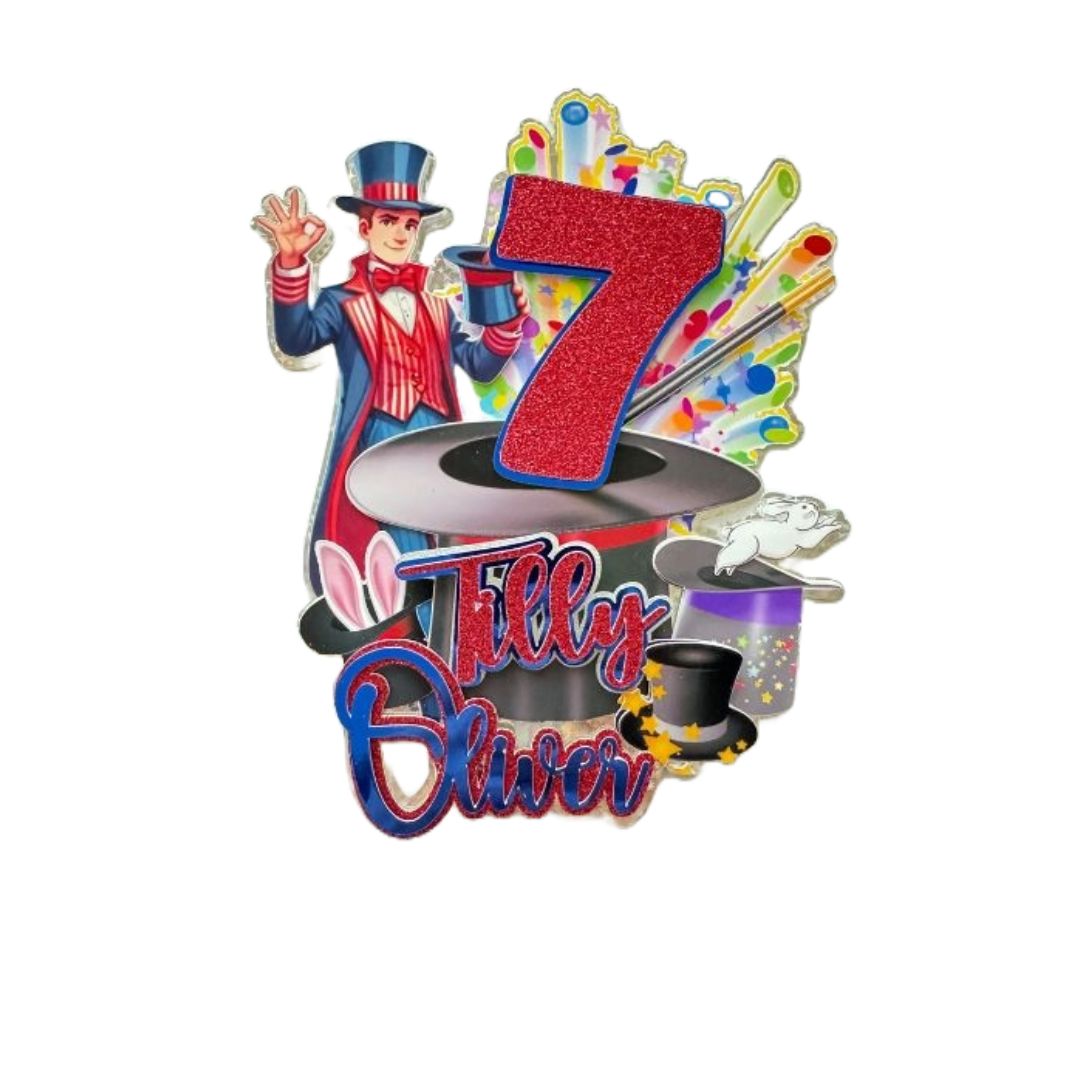 Magician / Magic Hat Cake Topper