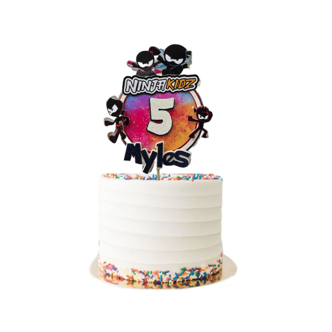 Ninja Kidz Cake Topper