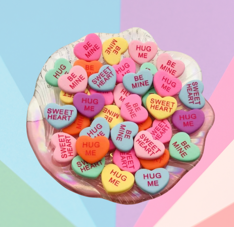 Mini hearts Cake Decoration Set