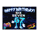 Six Seven Happy Birthday  Banner