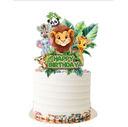 Safari Happy Birthday Cake Topper