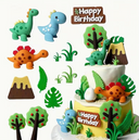 Dinosaur Cake Decoration Set 16pcs